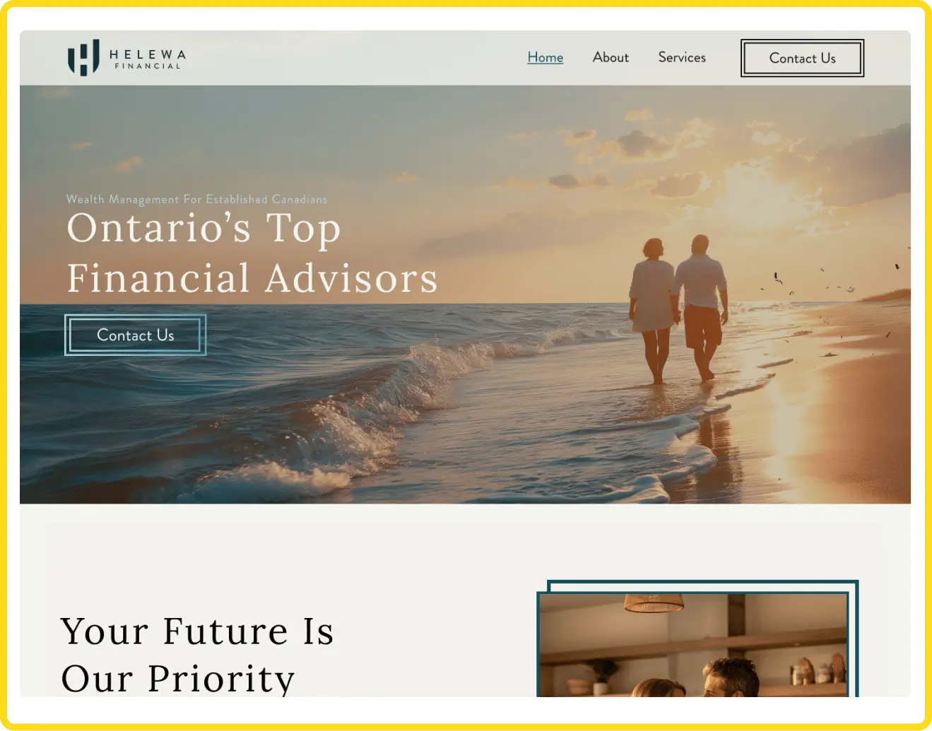 Helewa Financial Web Design